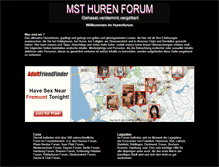 Tablet Screenshot of hurenforen.to